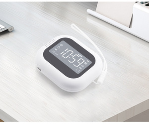 Reloj Despertador Digital Bluetooth Recargable y Portátil con Vibración, Pantalla de Semana, Ideal para Viajes, Reloj de Mesa Inteligente para Personas con Sueño Pesado - Product Image 3
