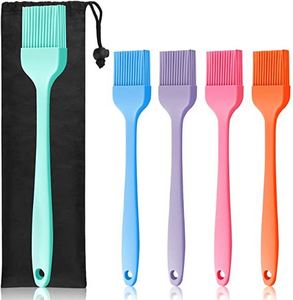 Heat Resistant Cooking Brush for <b>BBQ</b> Grill Baking Kitchen Brush for Oil Silicone Pastry Basting Brush - Product Image 2