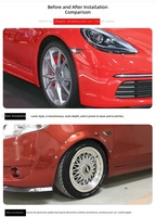 Élargisseurs d'ailes décoratifs universels, kit de carrosserie large pour modification extérieure de berlines, SUV et véhicules tout-terrain