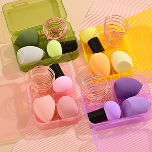 Ensemble d'éponges mélangeuses sans latex, coussin d'air sec, bouffée de poudre, éponge de maquillage de beauté, tête de <span class=keywords><strong>champignon</strong></span>, ensemble d'œufs de maquillage - Product Image 2