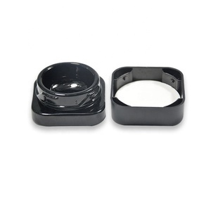 Oem Tùy Chỉnh Trẻ Em Bằng Chứng 1G 3.5G Hoa Bao Bì Mùi Bằng Chứng Lọ 3.5 Miệng Rộng Frosted Vuông Lọ Thủy Tinh Với Bằng Chứng Giả mạo Nhãn - Product Image 3