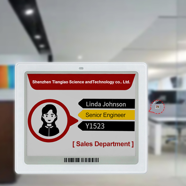4.2 Inch 4 Color Ink Screen Electronic Paper Badge Office Electronic Employee Badge Access Control Nfc E-Ink Price Tag Esl