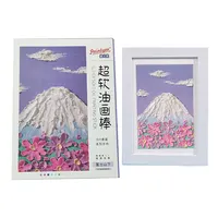 Paintyou Lukisan Bawah Gunung Fuji DIY Lukisan Minyak dengan Bingkai Kit untuk Dewasa Amazon Mode Baru Seni Kerajinan