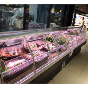 Deli Display Cooler Case Refrigerador Gabinete Carnicería Puerta de vidrio Mostrador de servicio Refrigerador de carne - Product Image 2