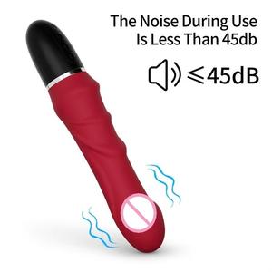 เครื่องนวดซิลิโคน AV แบบสั่น 10 ระดับความถี่ USB - Product Image 6