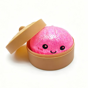 Offre Spéciale Jouet Squishy Bao en forme de boulettes, Boîte Mystère Surprise à l'effigie de personnages de dessin animé, Arc-en-ciel Pailleté, en Polyester, Portable, Anti-stress - Product Image 6