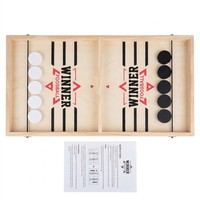 Jeu de fléchettes rapides en bois de qualité supérieure, jeu de table de hockey de table rapide pour les fêtes en famille, les enfants et les adultes