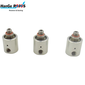 定制GC003S铝空气旋转接头单轴承高温高速钳口转环G1/8 10巴压力 - Product Image 6