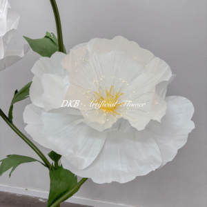 Flor de Papel <span class=keywords><strong>Gigante</strong></span> Hecha a Mano de Estilo Nuevo y Popular 2026 con Estambres Brillantes, Decoración Floral Única para Escaparates de Centros Comerciales - Product Image 6