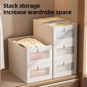 Organisateur de vêtements pliable pour armoire, boîte de rangement pour sous-vêtements et articles divers, idéal pour les jeans - Product Image 6