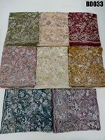 Dernière Nouveauté : Tissu de Luxe Brodé de Paillettes et Perles de Bolivie, Dentelle Française Faite Main de Haute Qualité pour Mariage ou Soirée