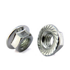 Prix <span class=keywords><strong>bas</strong></span> - Écrous à bride hexagonale dentelée zingués M5 pour l'industrie lourde - Product Image 6