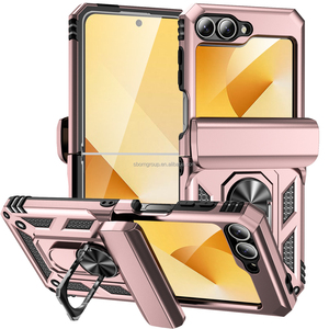 Funda de teléfono protectora antichoque de buena calidad para Samsung Galaxy <span class=keywords><strong>Z</strong></span> Flip 6 5 3 Defender Cover Soporte giratorio <span class=keywords><strong>Z</strong></span> <span class=keywords><strong>Fold</strong></span> 6 5 <span class=keywords><strong>4</strong></span> - Product Image 1