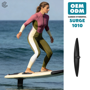 Ala delantera de hidroala de carbono SURGE 1010 para surf, control rápido de riel a riel, rendimiento en olas, ala de foil - Product Image 1