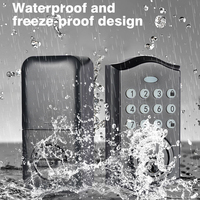 Cerradura de puerta inteligente Digital eléctrica de alta seguridad a prueba de agua Tuya APP TTLOCK Cerradura de puerta con contraseña electrónica