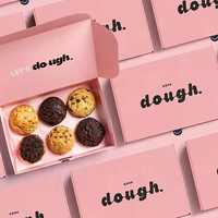 Cadeau de biscuit personnalisé de luxe emballage de papier d'emballage de biscuit alimentaire biscuit sucré