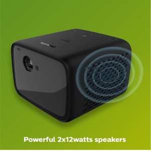 Projecteur vidéo DLP Full HD 1080P pour Philip PicoPix MaxTv, Android Smart WiFi, Bluetooth, batterie intégrée, mise au point automatique, portable - Product Image 2