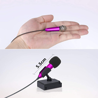 Microphone Bluetooth portable mini pour chant, instruments de musique, karaoké, compatible avec téléphone portable, ordinateur portable, avec chargement USB