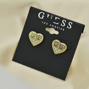 <span class=keywords><strong>Orecchini</strong></span> a Perno All'Ingrosso con Cuore e Punto Interrogativo in Cristallo Gioielli di Design di Marca alla Moda <span class=keywords><strong>Orecchini</strong></span> Lettera Guess a <span class=keywords><strong>Triangolo</strong></span> per Feste - Product Image 4