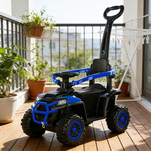 Coche de Paseo MTBGO GCC03 para Niños de 0 a 24 <span class=keywords><strong>Meses</strong></span> y de 2 a 4 Años, Construcción de Plástico con Barra de Empuje, Protección de Seguridad, Unisex, Incluye Ruedas - Product Image 6