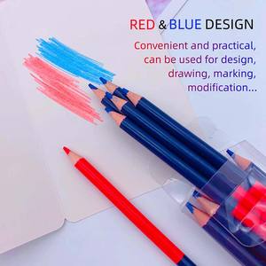 LISI Crayons de contrôle 2HB pré-affûtés à double extrémité, rouge et bleu, effaçables en vrac pour les tests de cartes des enseignants et le classement. - Product Image 5