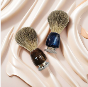Brocha de afeitar de peluquero 2025 con mango de aleación de zinc para crear espuma rica con espuma de jabón o crema - Product Image 6