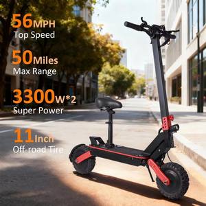 Nouvelle trottinette électrique pliable 3300W*2, vitesse maximale de 85 km/<span class=keywords><strong>h</strong></span>, batterie au lithium 27AH pour les déplacements urbains et hors route pour adultes - Product Image 6