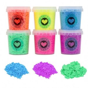 Exclusive New Children's Clear <b>Slime</b> Clay Crystal Magic Dust Putty Colorful Sand Toys Handwork Kids' Education Stress Relief - Product Image 2