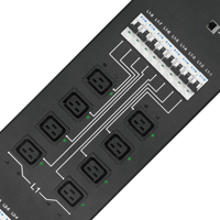 OIT Mining Smart PDU, unité de distribution d'alimentation en rack à 24 ports C19, triphasée 160 ampères, PDU pour machines minières