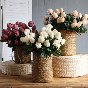 <span class=keywords><strong>Bouquet</strong></span> de fleurs artificielles rétro de style européen en vrac, boutons de roses pour la décoration de la maison, de l'hôtel, la décoration de <span class=keywords><strong>mariage</strong></span> - Product Image 2