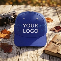 Casquette de baseball à 6 panneaux avec logo personnalisé pour hommes et femmes, chapeau de sport de plein air personnalisé avec trous d'aération découpés au laser