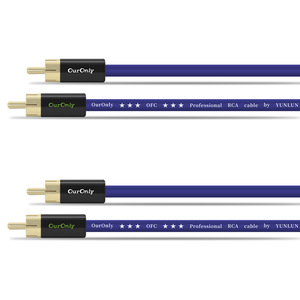 Câble RCA en cuivre pur double blindage pour connexion amplificateur et caisson de basses - Product Image 2