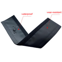 Funda Protectora para Cables Impermeable, Resistente al Sol y al Desgaste, con Cierre de Gancho y Bucle, Protector de Cables con Velcro