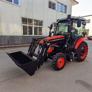 Tractor Pequeño 4x4 Compatible con EPA, con Retroexcavadora Delantera, Motor de 50HP, Transmisión Multifuncional 8F+2R, para Cuidado de Césped y Granjas - Product Image 3