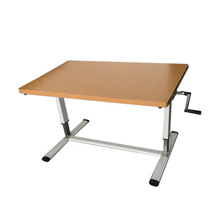 <b>Adjustable</b> Occupational Therapy <b>Table</b> Rectangle Yellow Hospital Use Jinyu Rehabilitation Equipment - Product Image 2