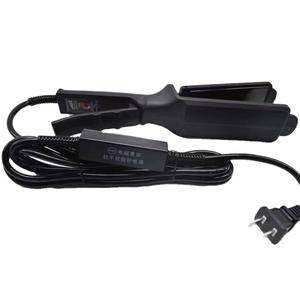 Plancha de pelo de salón profesional Jinrong, plancha plana dos en uno con cuatro dientes, Control de temperatura, férula eléctrica de anión - Product Image 6