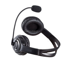 Auriculares con Cable USB de 3.5mm para Teléfono y Computadora, con Micrófono para Walkie Talkie, Ligeros y Duraderos