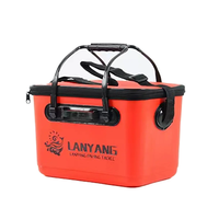 Sac à dos pliable et étanche EVA 26L à trois couches pour le transport de poissons vivants, idéal pour la pêche en extérieur, avec logo personnalisé