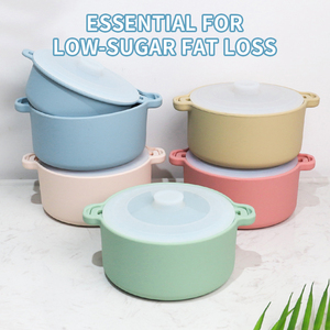 Olla <span class=keywords><strong>Vaporera</strong></span> de Silicona de Grado Alimenticio <span class=keywords><strong>para</strong></span> Microondas, Tazón Saludable <span class=keywords><strong>para</strong></span> Reducir el Azúcar en Verduras, Ecológico con <span class=keywords><strong>Colador</strong></span> Extraíble - Product Image 5