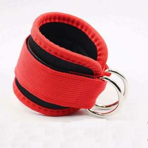 Sangle de cheville réglable pour entraînement des jambes et des fessiers en salle de sport, protection de base pour machine à câble - 50*8cm, en nylon, pour la maison et le sport - Product Image 4
