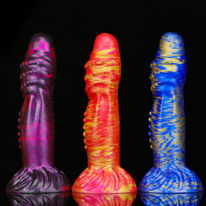 Flexibele Grote Dildo Realistische Plezier Siliconen Paard Dildo Grote Dier Voor Mannen En Vrouwen Volwassen Seksspeeltje - Product Image 2