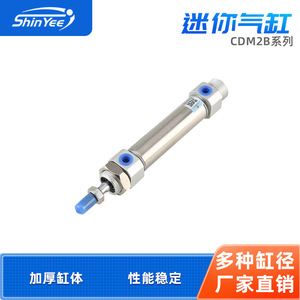 CdM2B 32 150 A กระบอกสูบสแตนเลสขนาดเล็กแบบทำงานสองทางพร้อมแผ่นรองแม่เหล็ก - Product Image 4