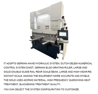 WE67K-270T2500 métal acier coupe et pliage cintreuse fer aluminium angle feuille machine à cintrer