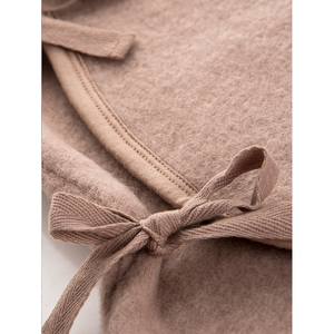Romper de <span class=keywords><strong>Lana</strong></span> Merino Doble con Nudo Lateral Ajustable para Bebé Recién <span class=keywords><strong>Nacido</strong></span>, Marca Solarwool - Product Image 4