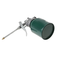 Bidon d'huile en métal haute pression de 250ml avec pompe à main graisseur pistolet de lubrification tuyau de pulvérisation d'huile pot de voiture bouteille outils de véhicule