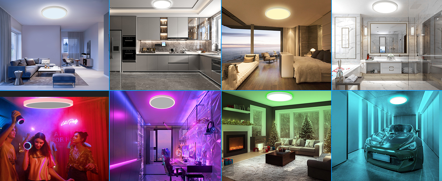 CCT ceiling panel light