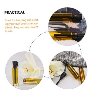New 1ml <b>Mini</b> Empty Perfume Tester Sample Oil Decant Glass <b>Spray</b> <b>Bottle</b> Atomizer with Screen Printing and Pump Sprayer - Product Image 4