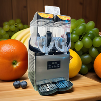 Nouvelle conception de machine à slush commerciale 15L*3, distributeur de jus en métal, machine à glace pilée, 3 réservoirs
