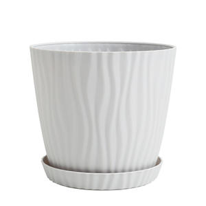 Vente en gros de petit pot de <span class=keywords><strong>fleur</strong></span> en résine <span class=keywords><strong>plastique</strong></span> blanc design moderne spécial nouveau pot d'aloe vera plateau de succulentes pour cactus plantes en pot - Product Image 5