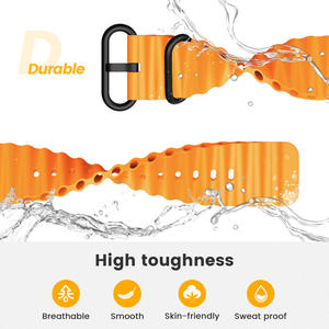 Bracelets de montre intelligente Upro réglables, respirants, à dégagement rapide, camouflage, silicone, étanches, tendance pour Garmin Fenix7 22 mm 26 mm - Product Image 3